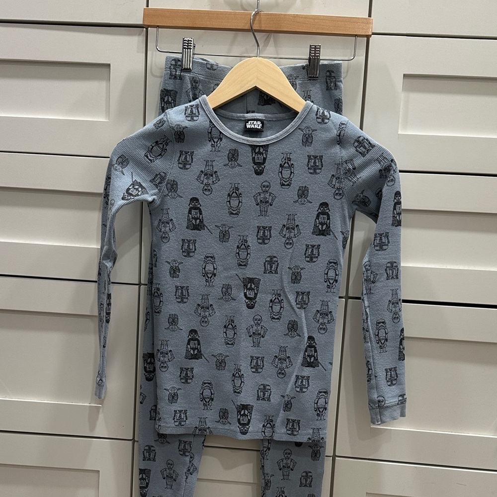 Cotton on Kids Star Wars Blue Character Pajama Set
